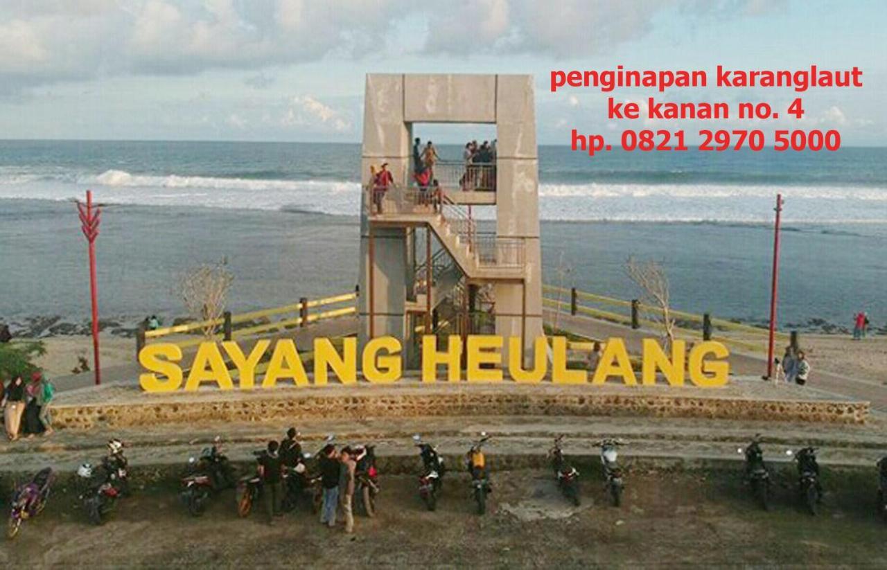 Penginapan Karanglaut Sayangheulang Cilauteureun Exterior foto